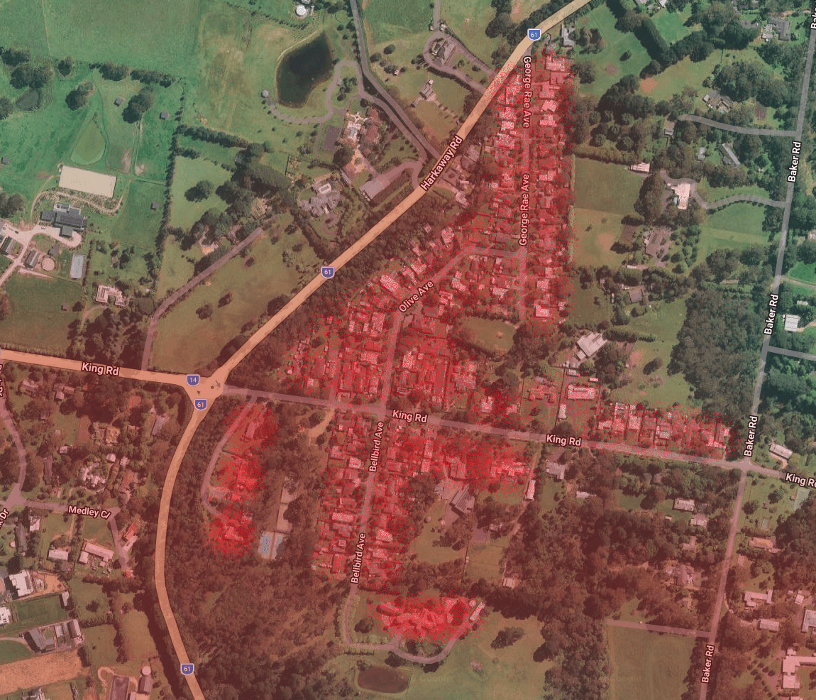 TNH Air coverage map for Harkaway